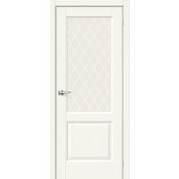 Дверь межкомнатная экошпон Неоклассик-33 White Wood / White Сrystal